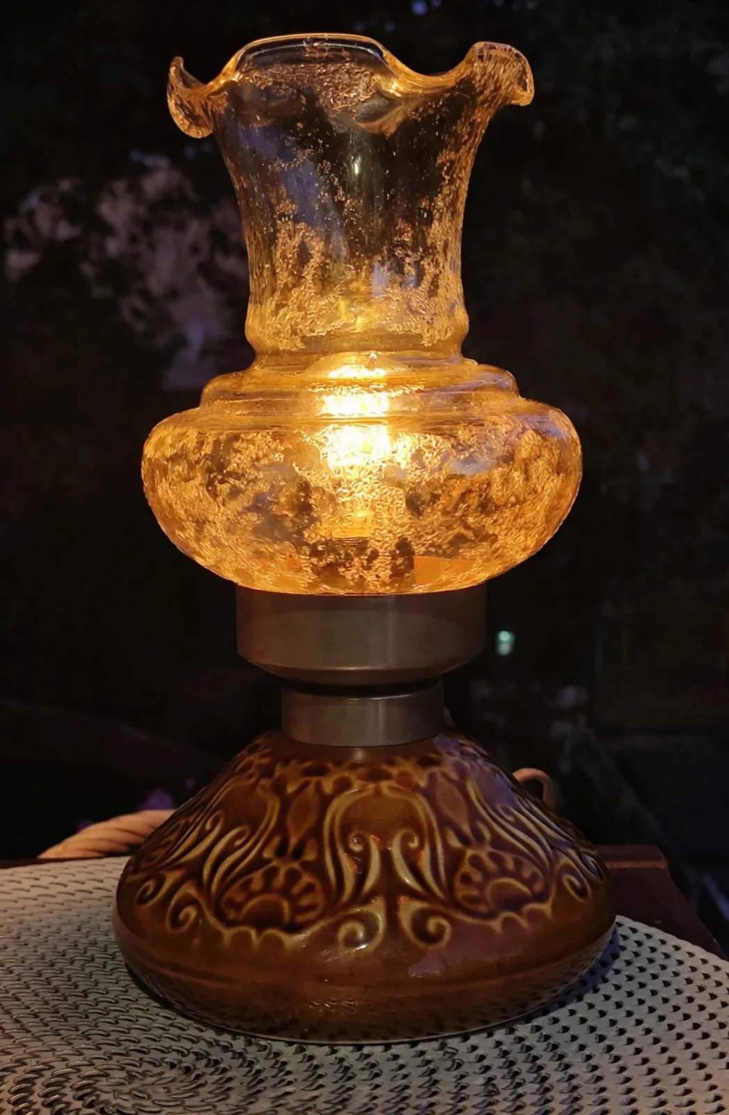 Lampa stołowa PRL Polam
