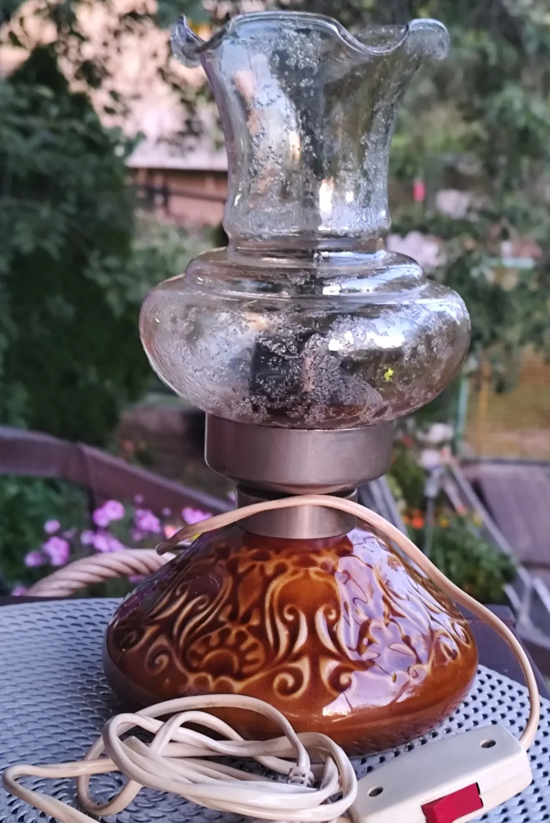 Lampa stołowa PRL Polam