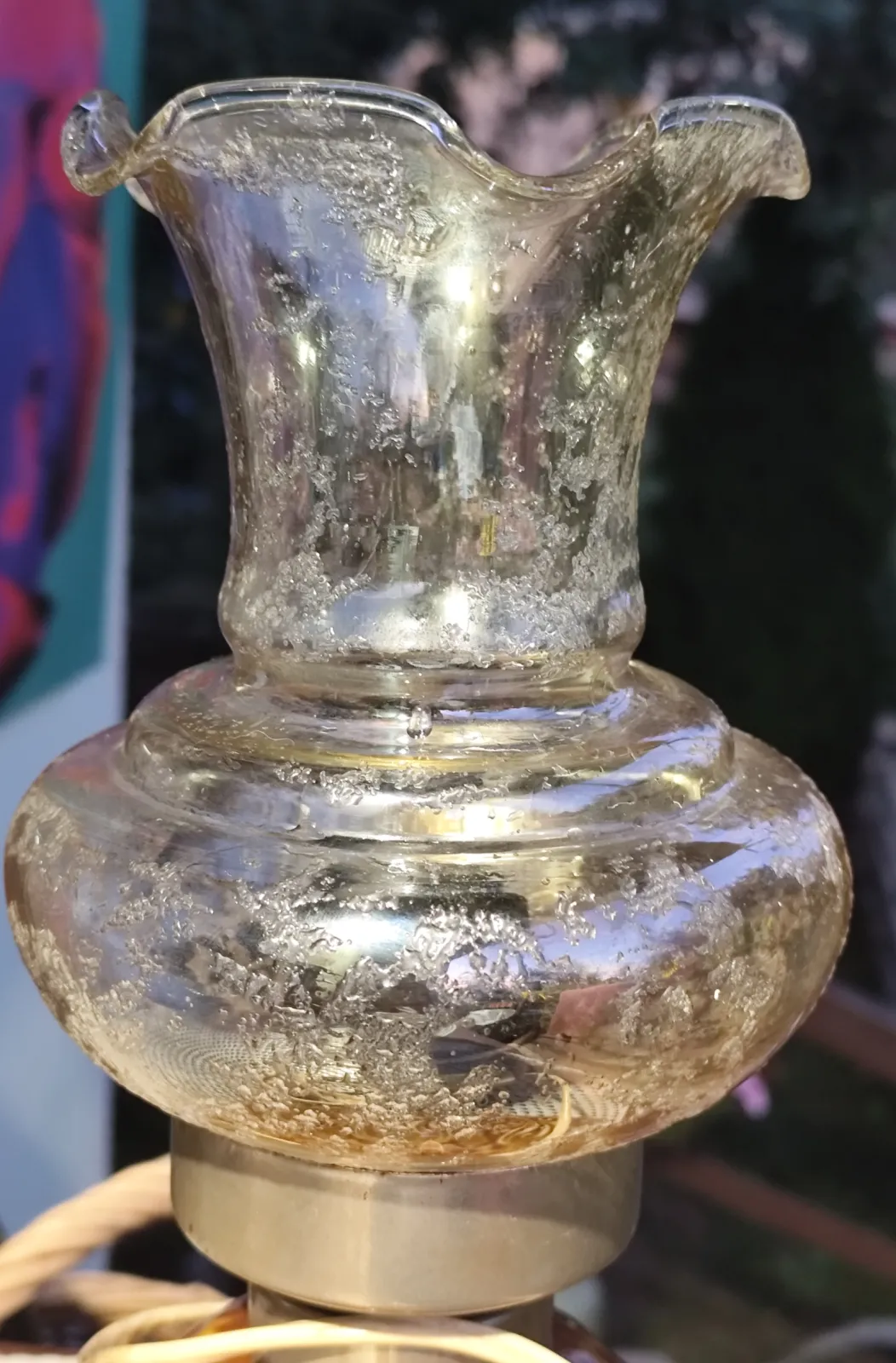 Lampa stołowa PRL Polam