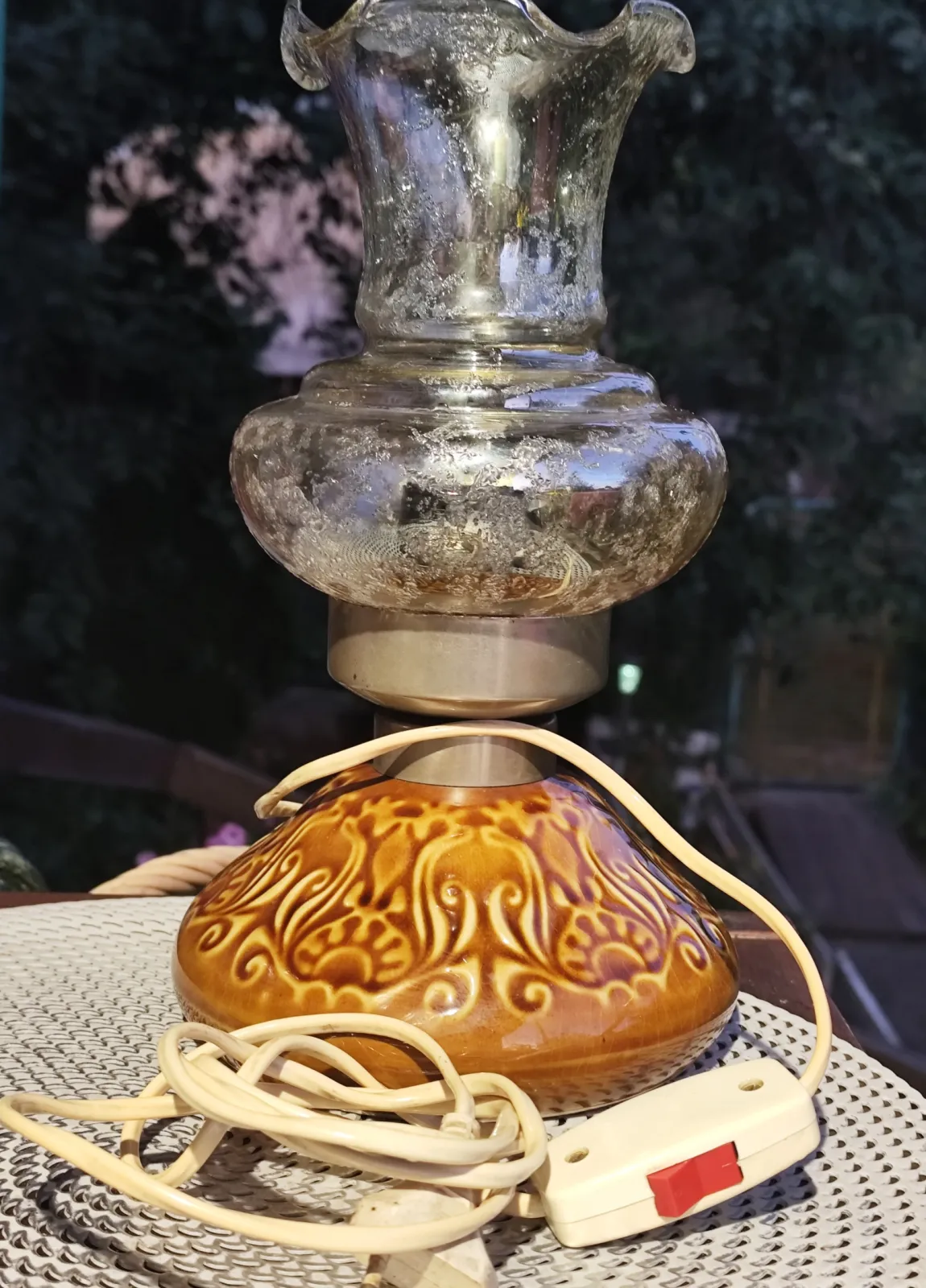 Lampa stołowa PRL Polam