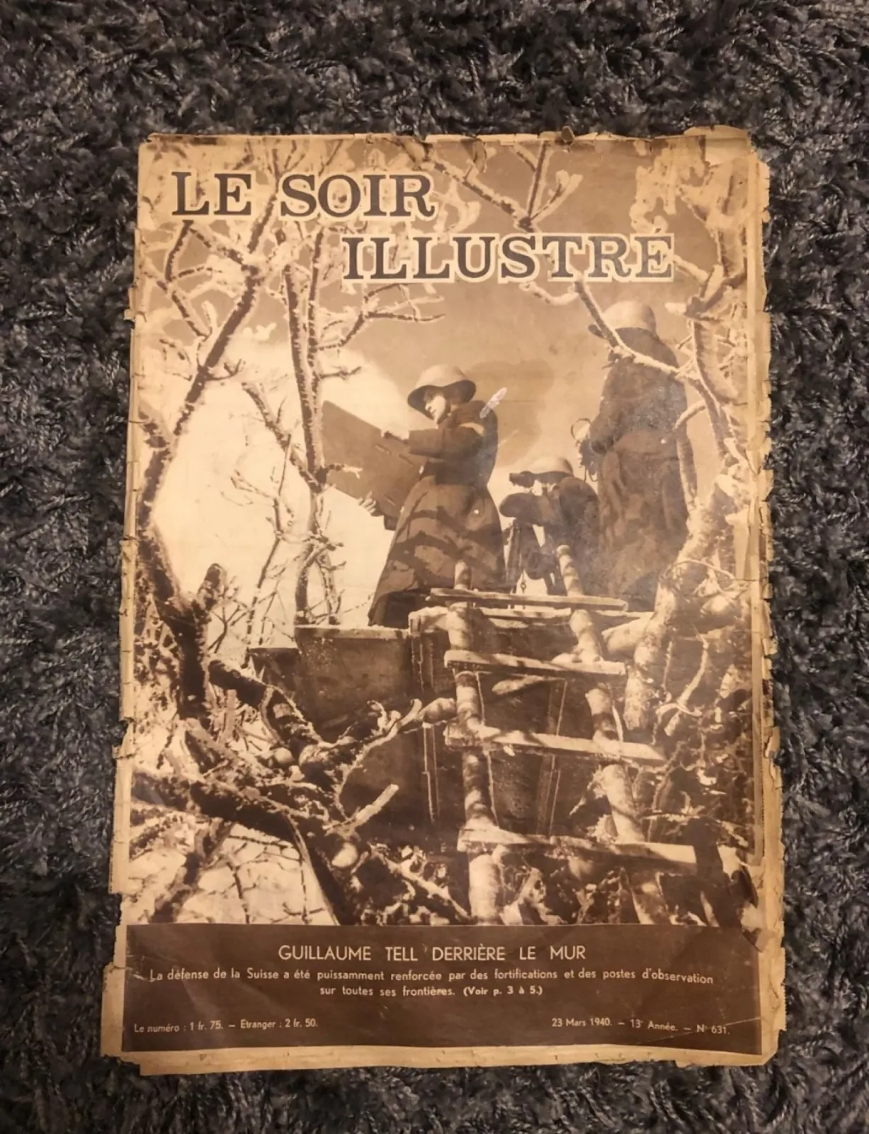 Czasopismo Le soir illustre 1940 rok