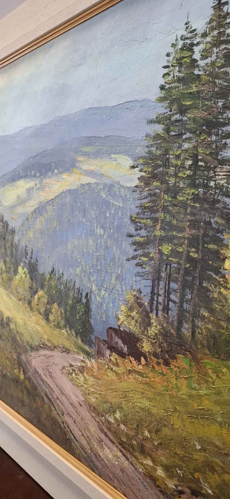 Obraz olejny ''Dolina Saale''