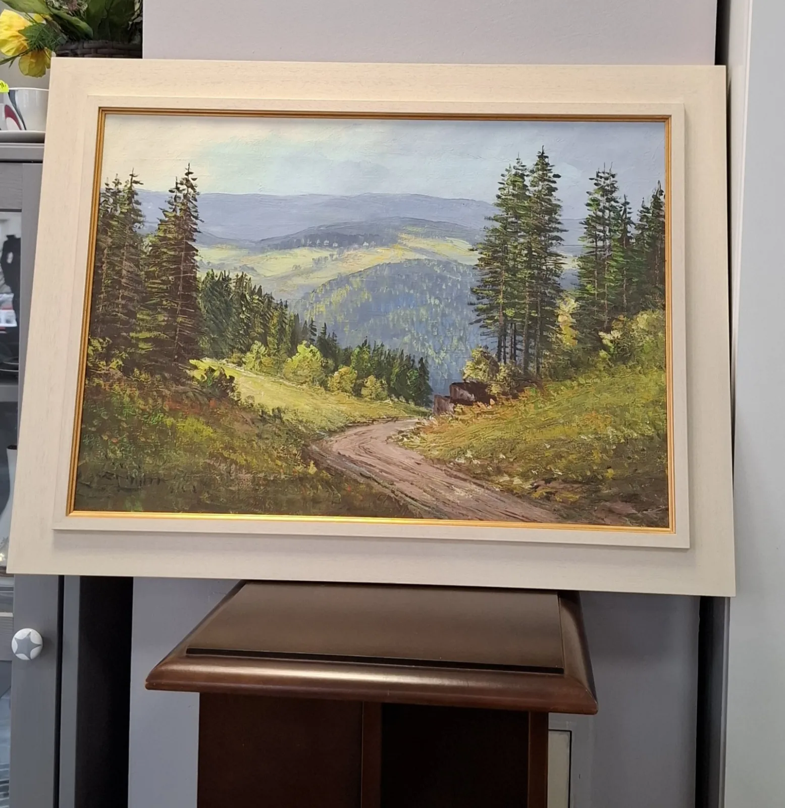 Obraz olejny ''Dolina Saale''
