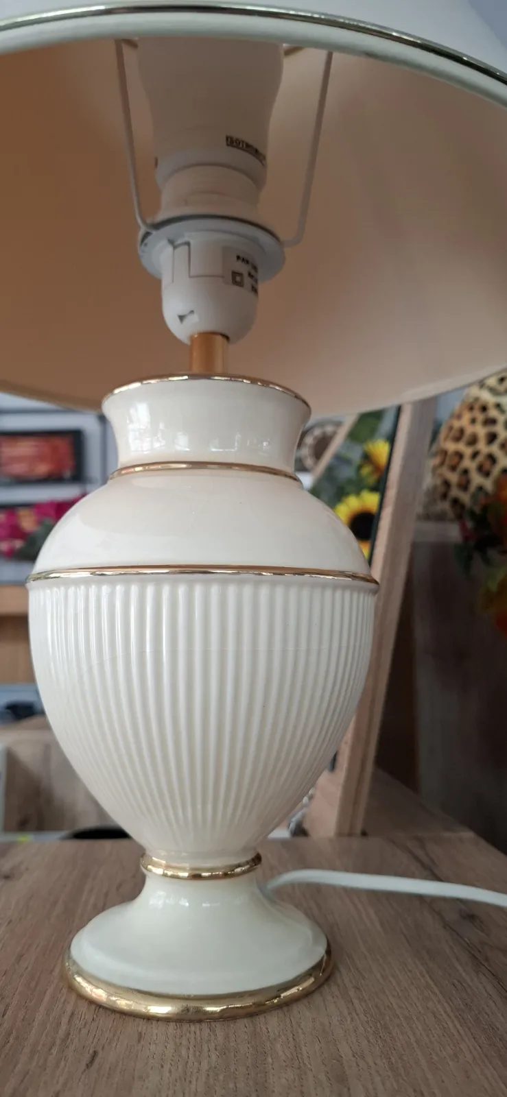 WŁOSKA LAMPA STOŁOWA VINTAGE