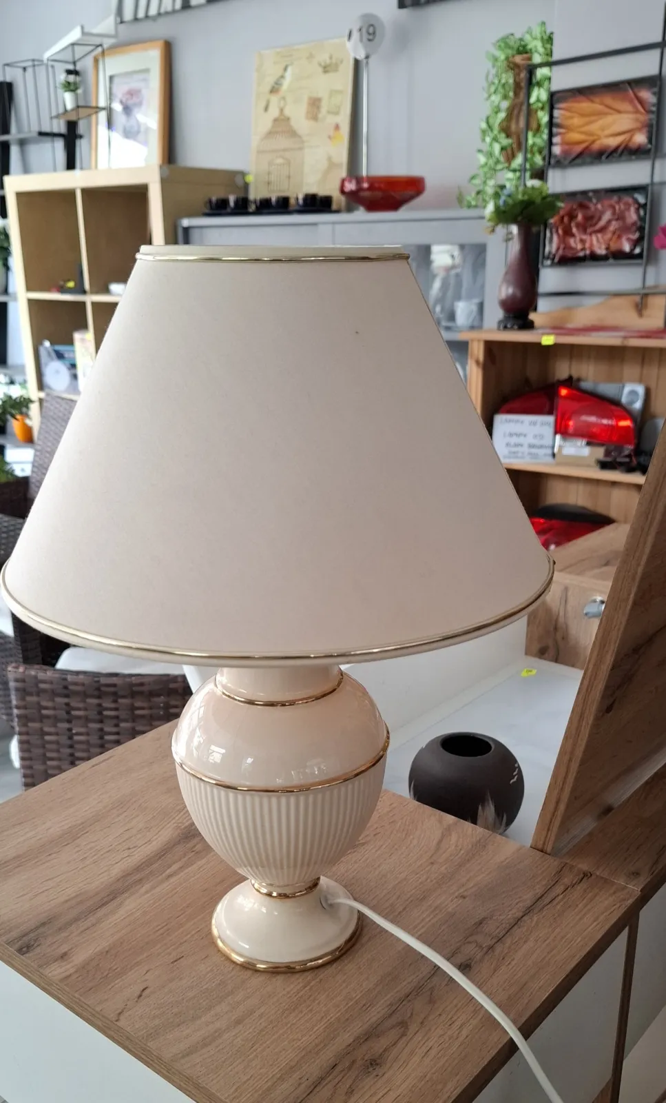WŁOSKA LAMPA STOŁOWA VINTAGE