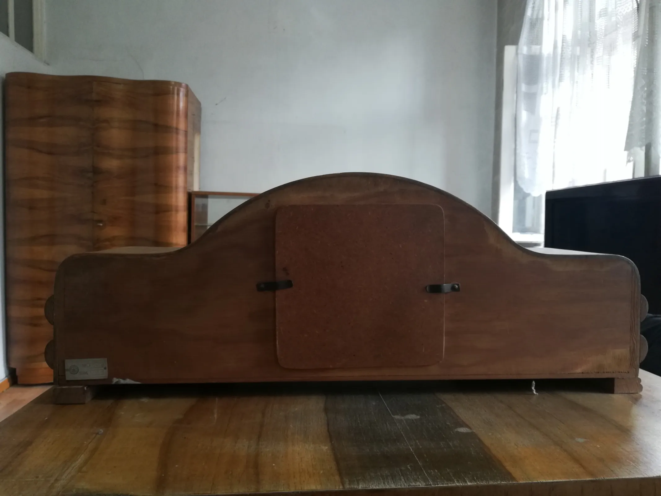 Zegar kominkowy JAMNIK Łódź PRL mechaniczny gong vintage