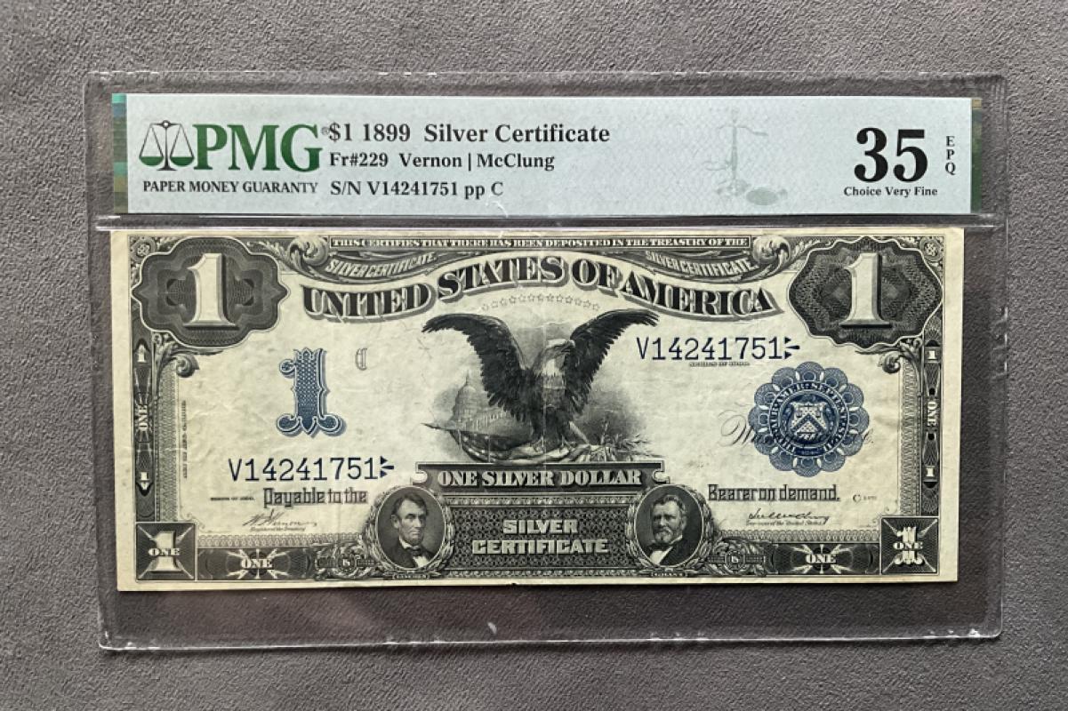 1 dolar, 1899 rok, PMG 35 EPQ