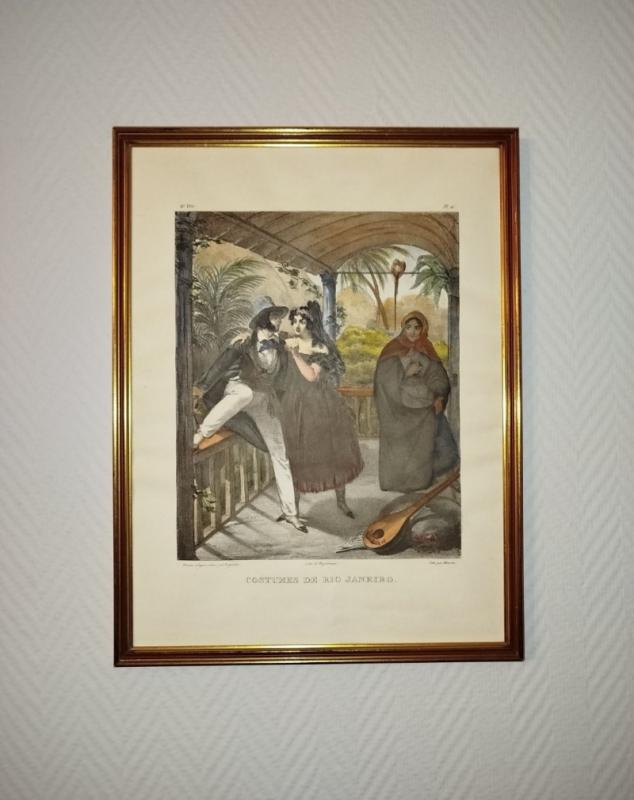 Obraz / Lithografia XIX wiek Johann Moritz Rugendas